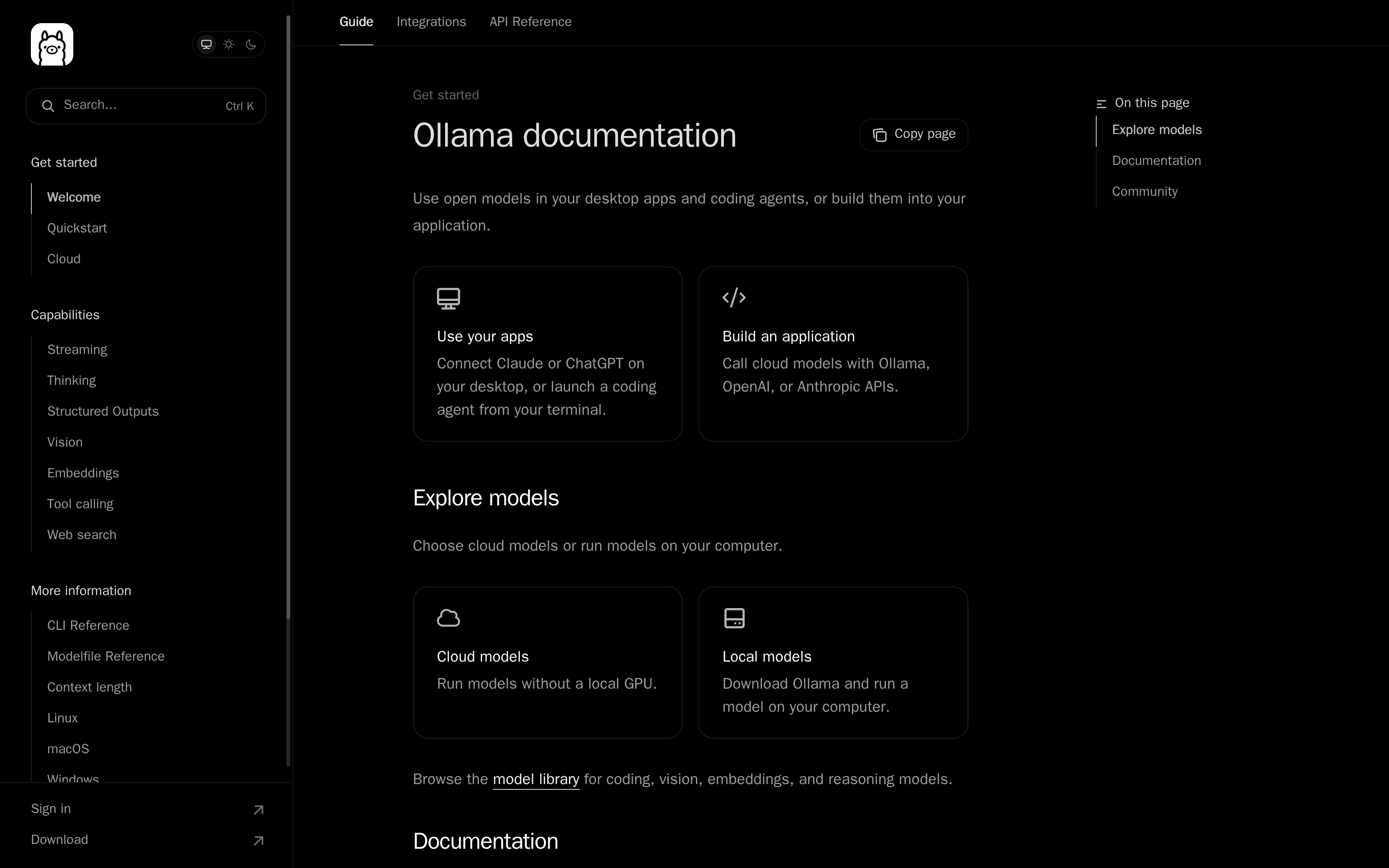 Ollama — docs