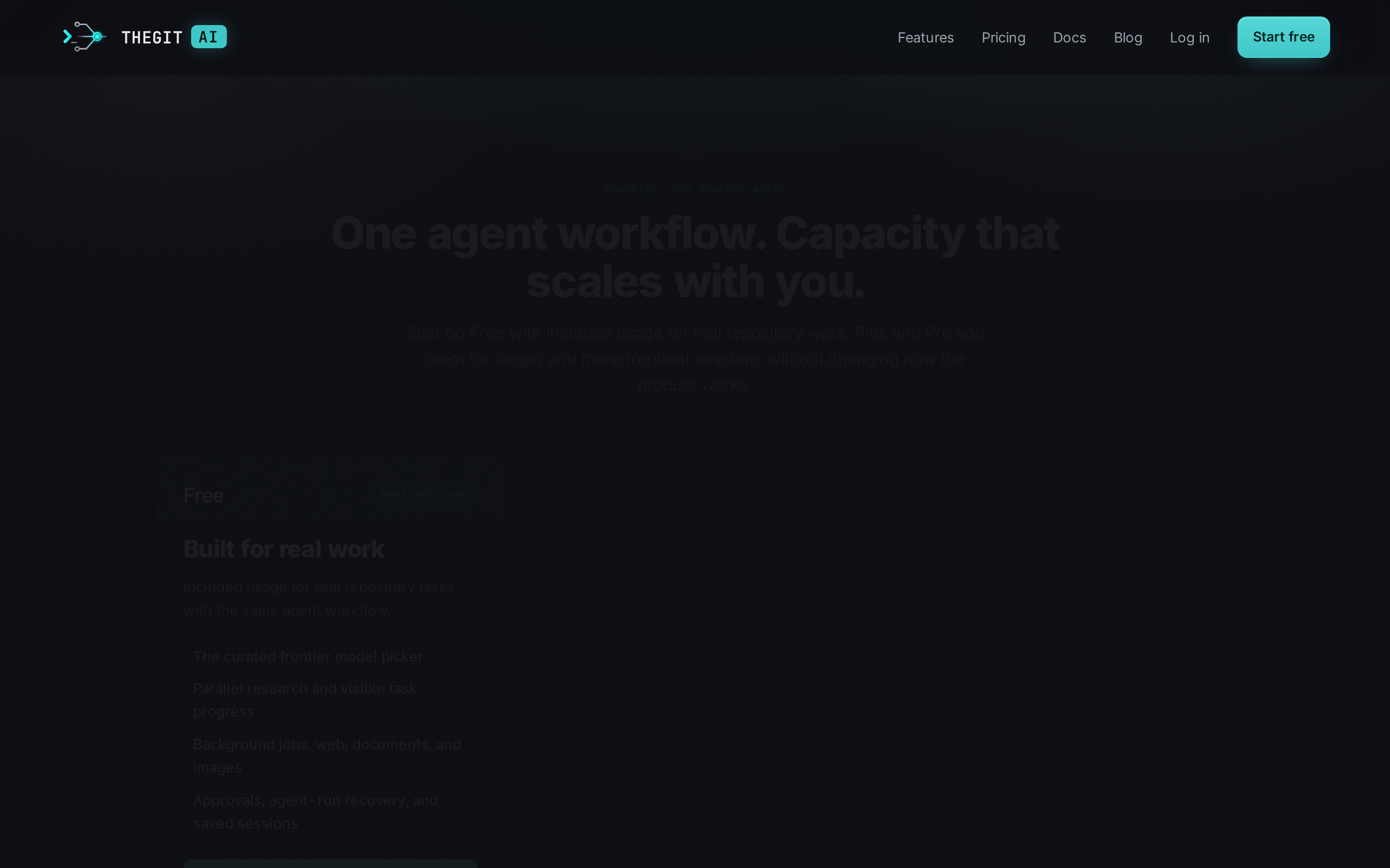 TheGitAI — pricing