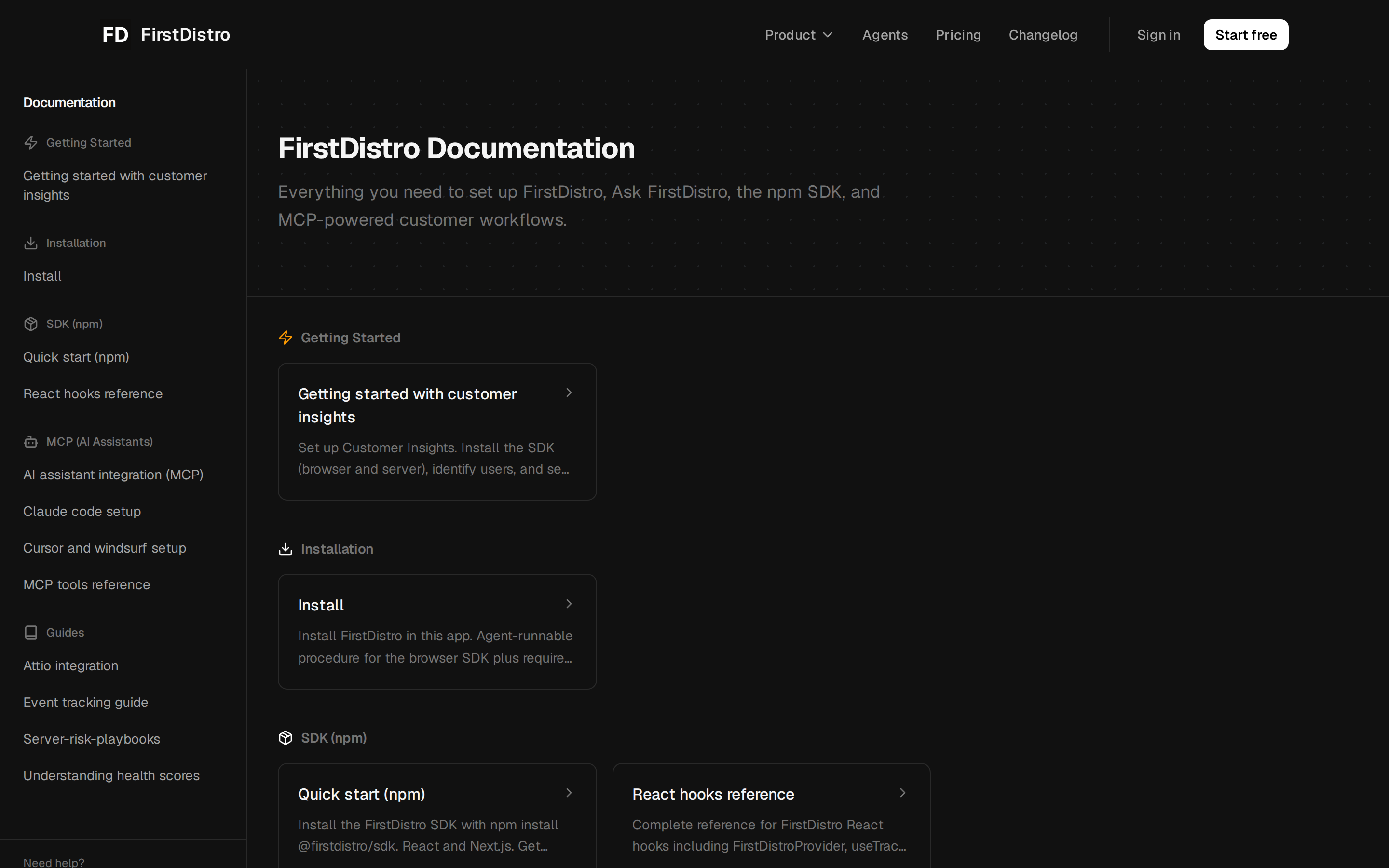 FirstDistro — docs