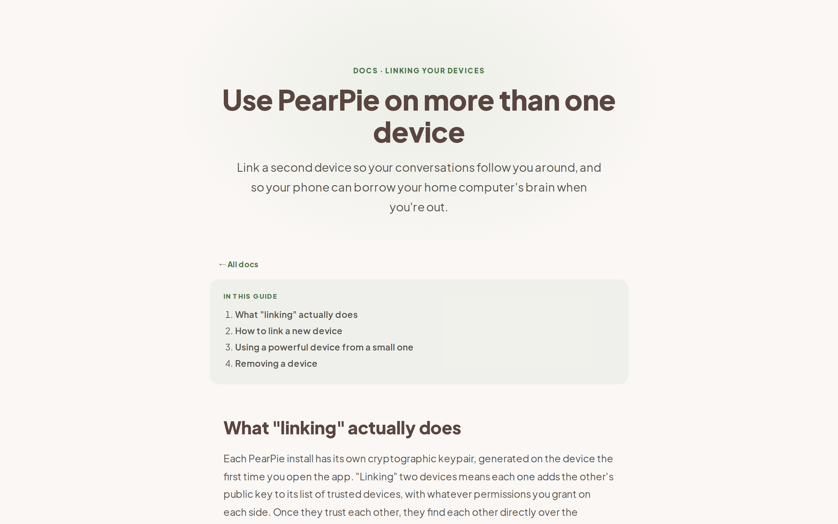 PearPie — docs