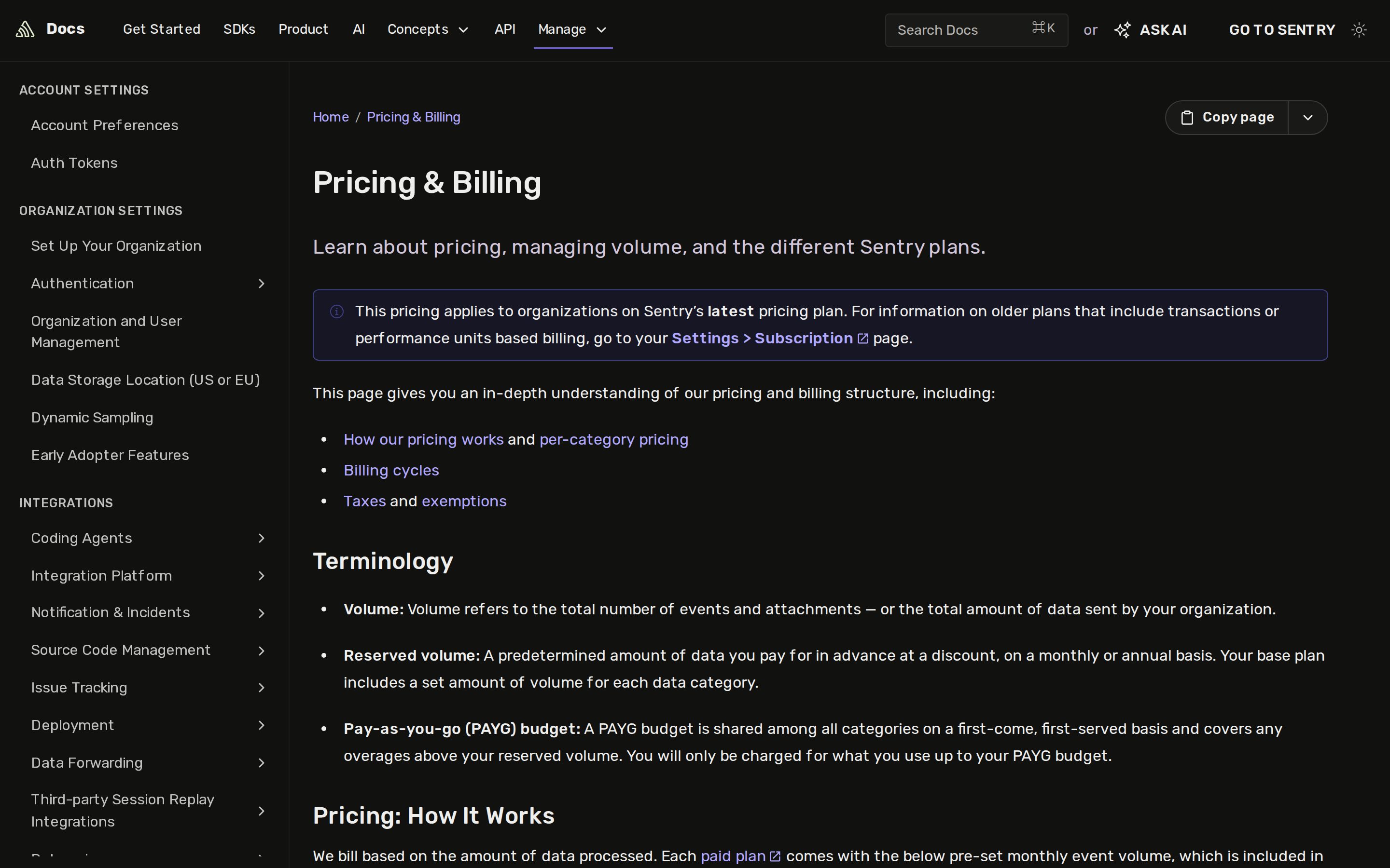 Sentry CLI — pricing