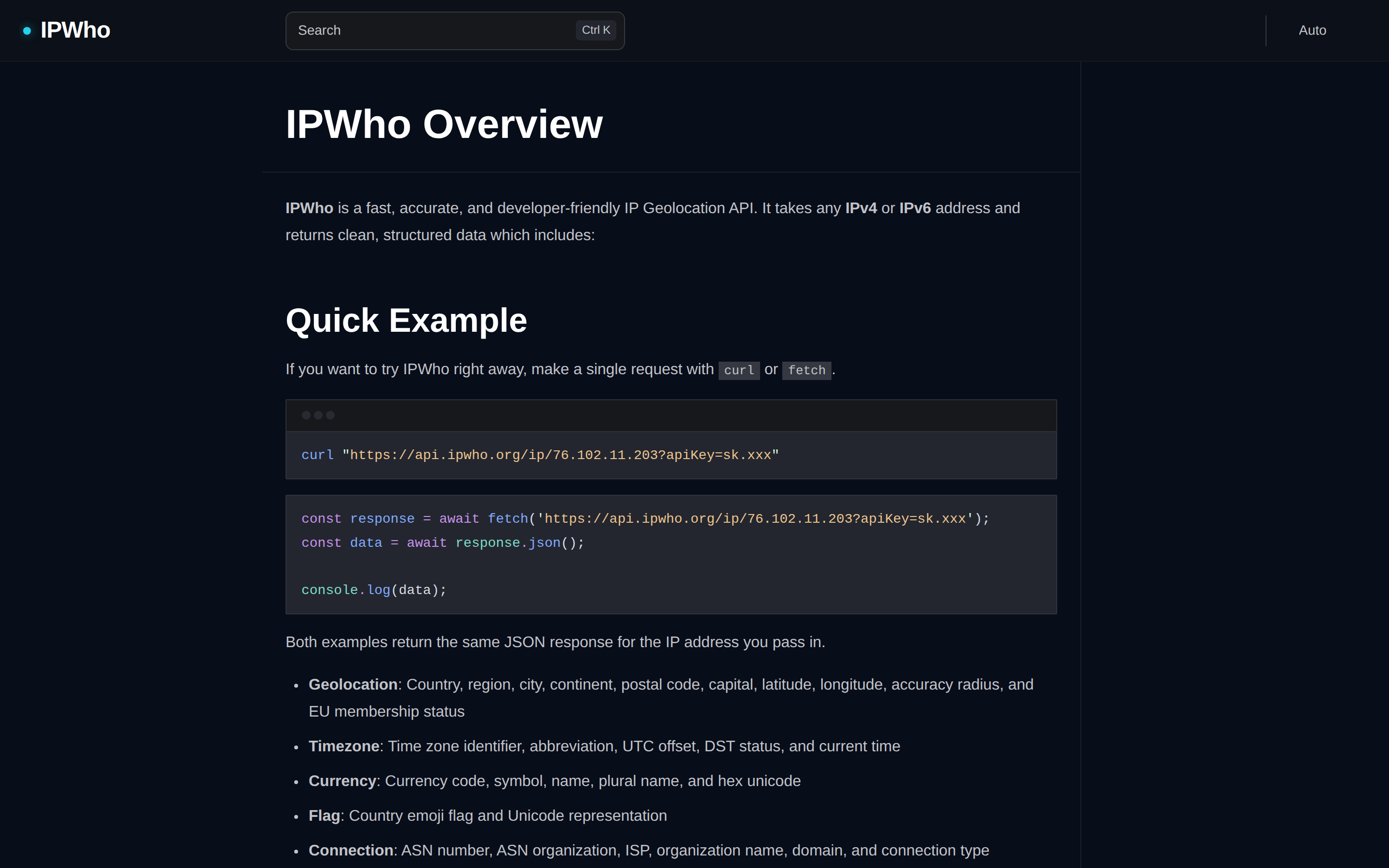 IPWho — docs