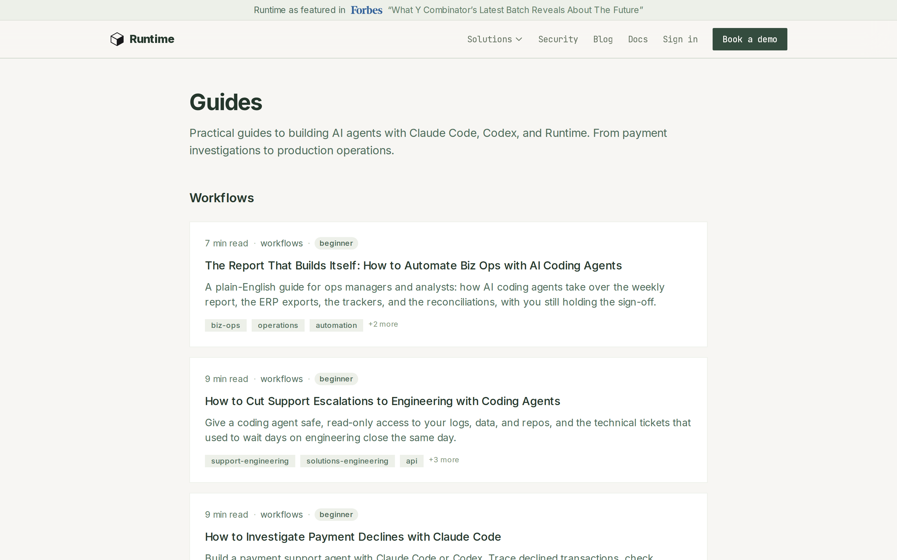 Runtime — docs