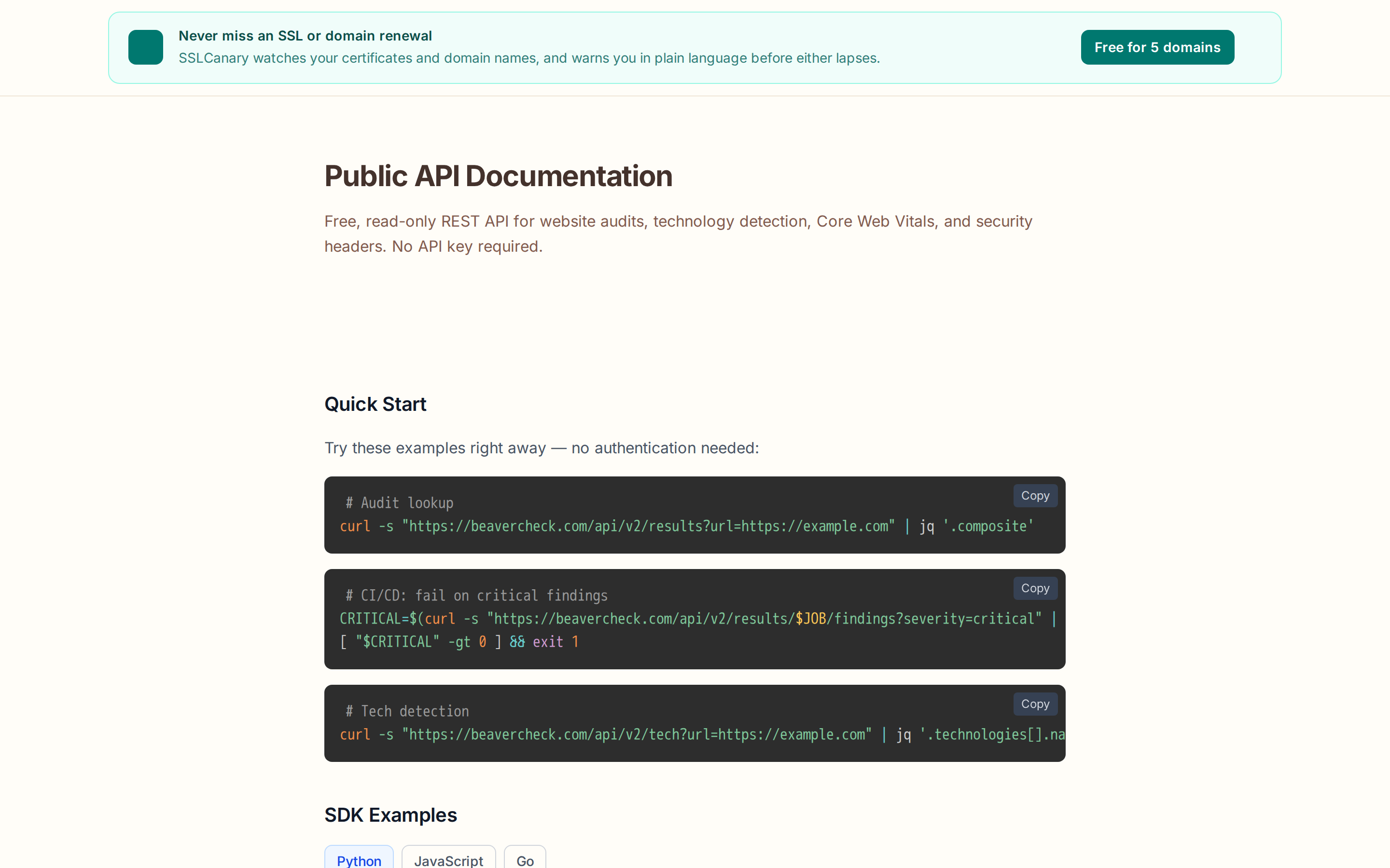 BeaverCheck — docs
