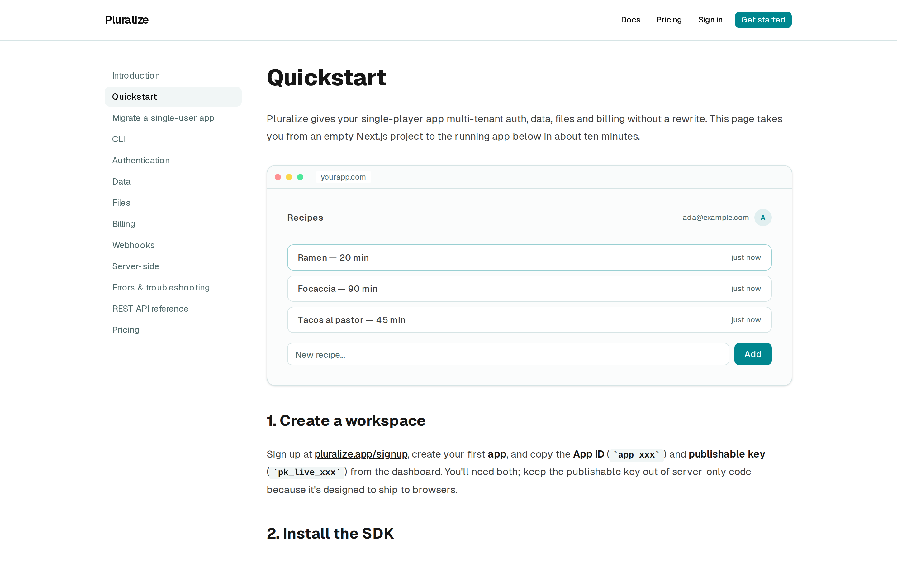 Pluralize — docs