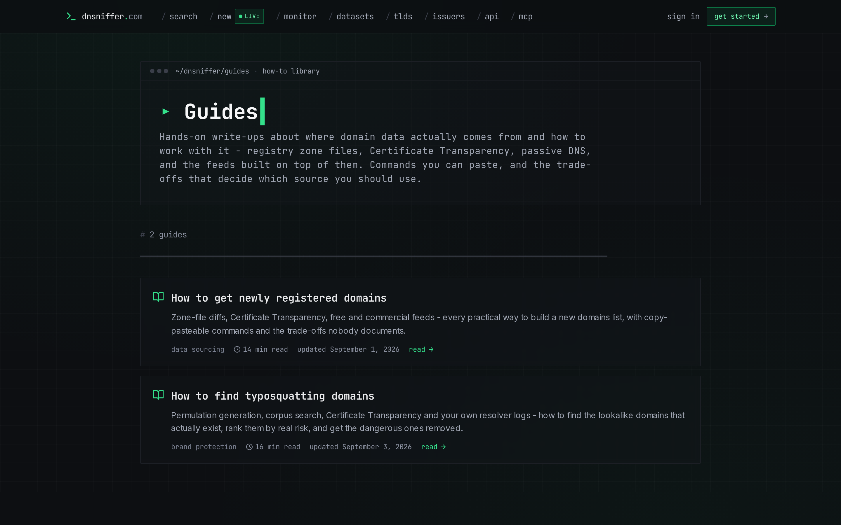 DNSniffer — docs
