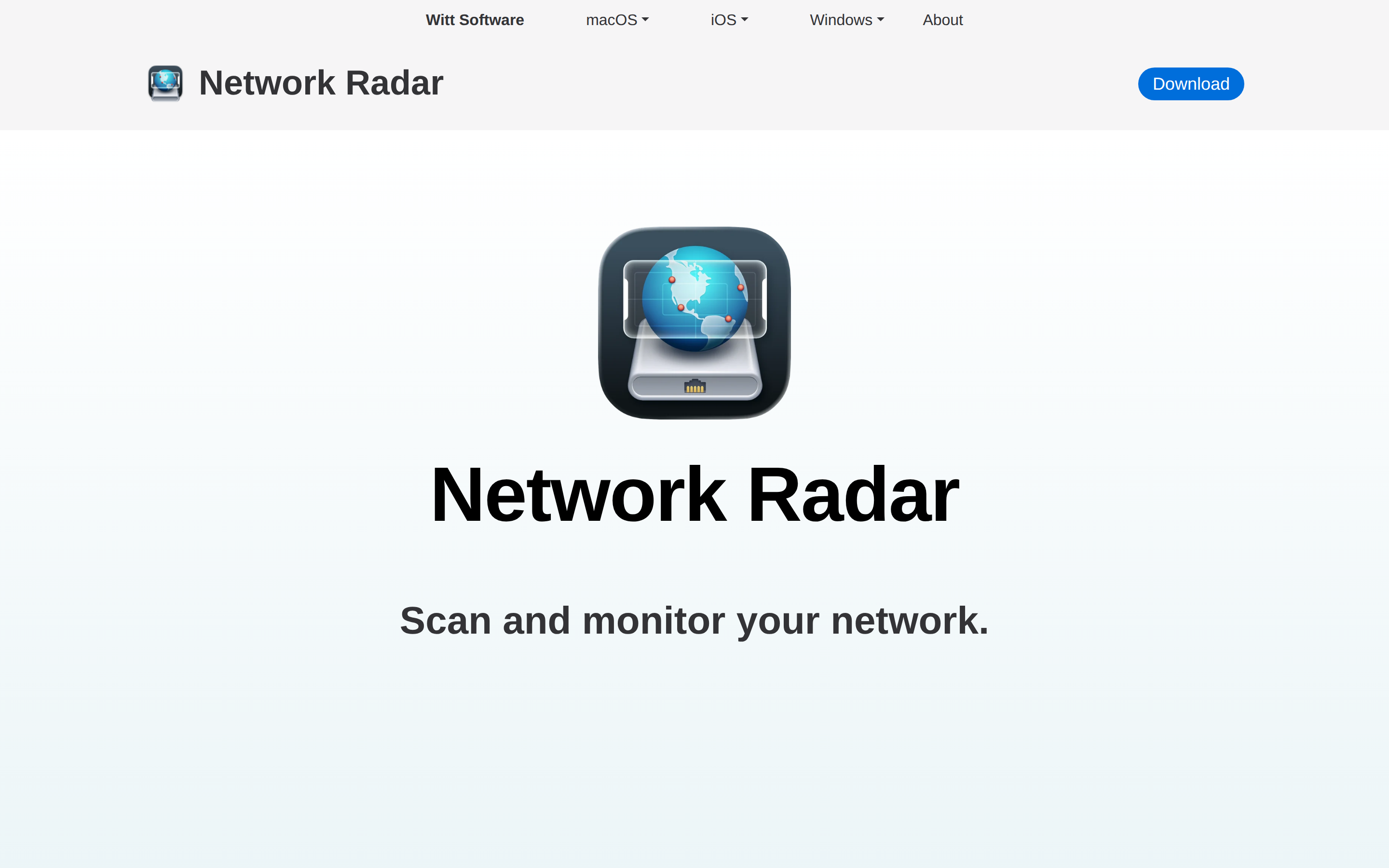 Network Radar — hero