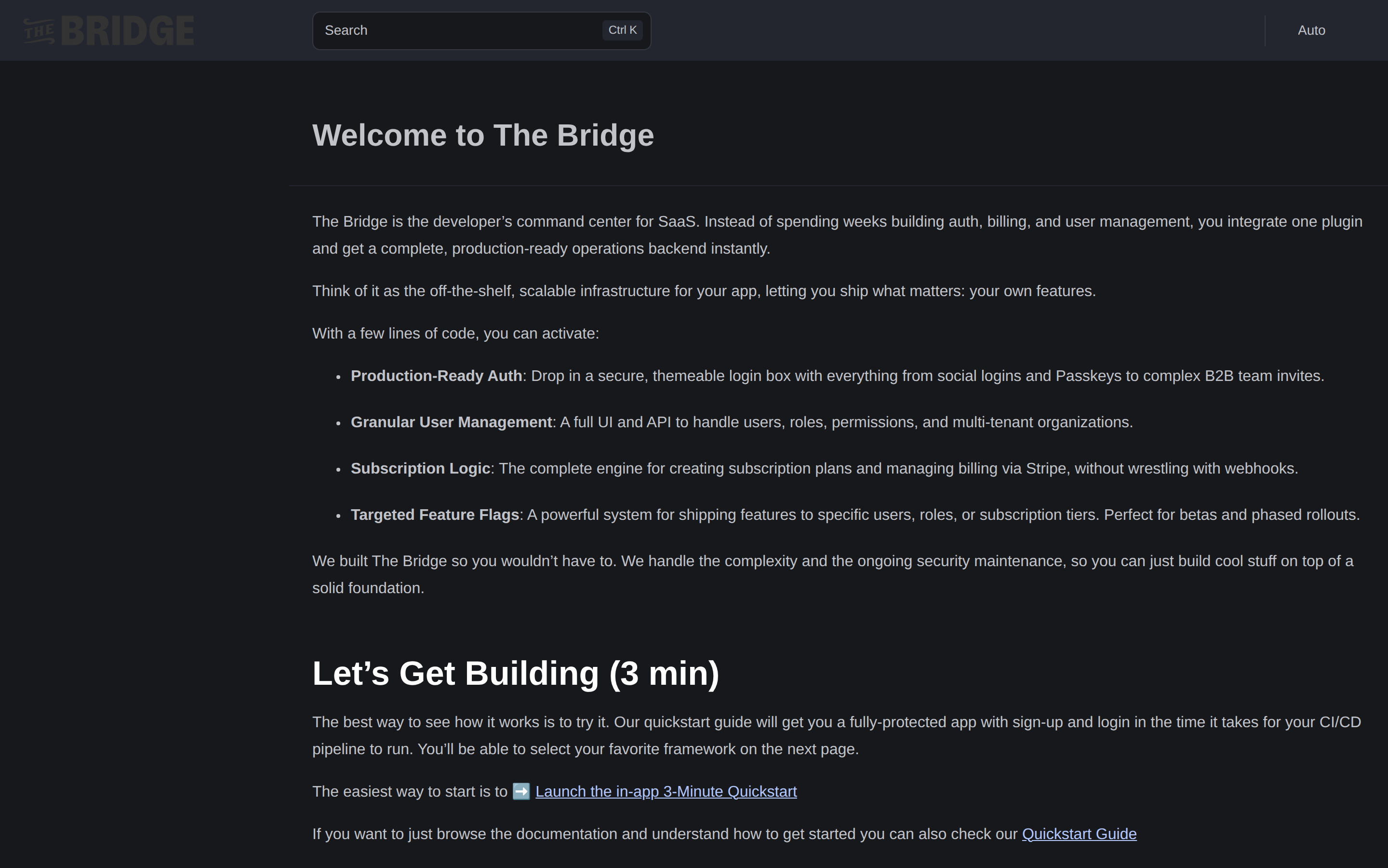 The Bridge — docs