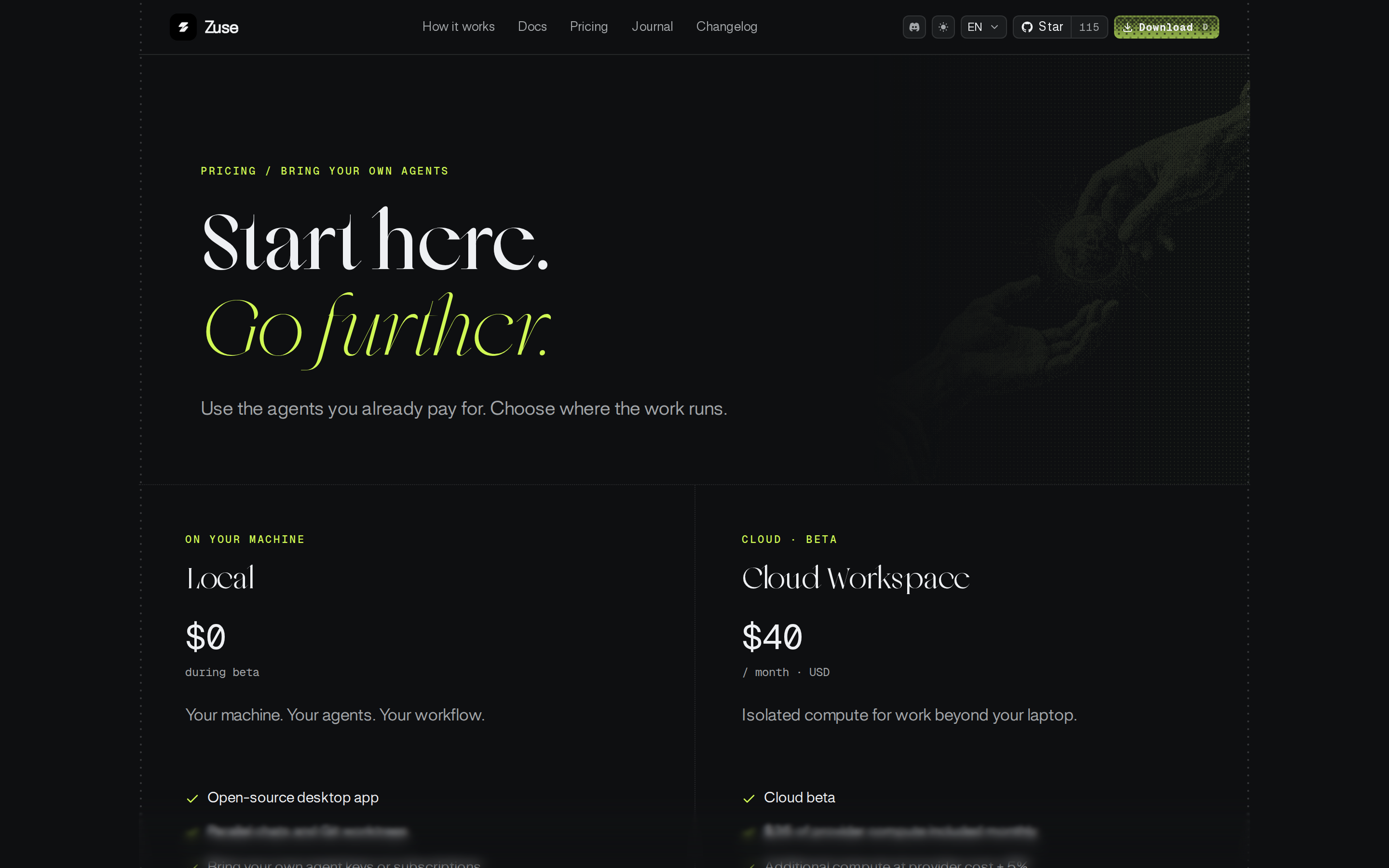Zuse — pricing