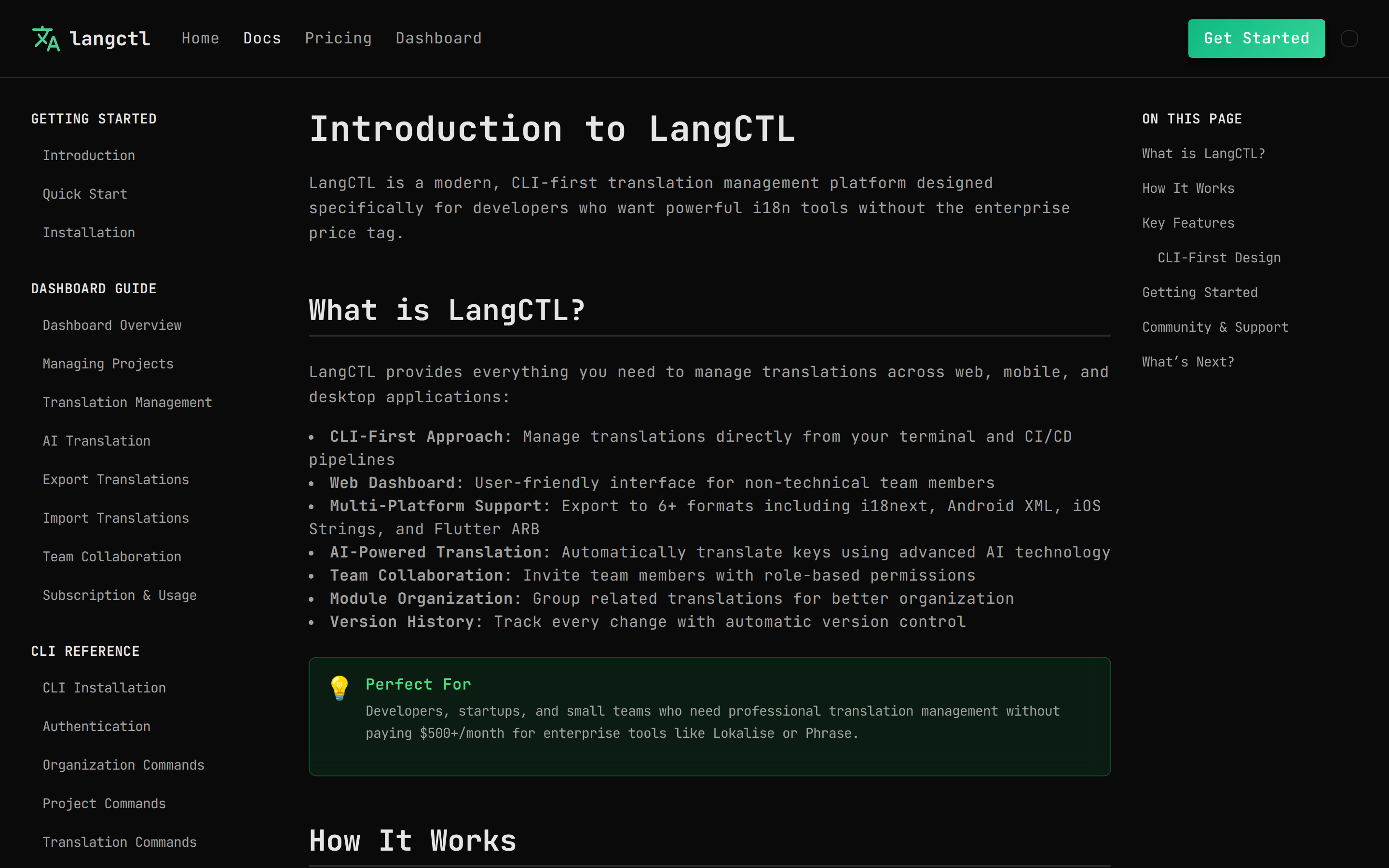 Langctl — docs